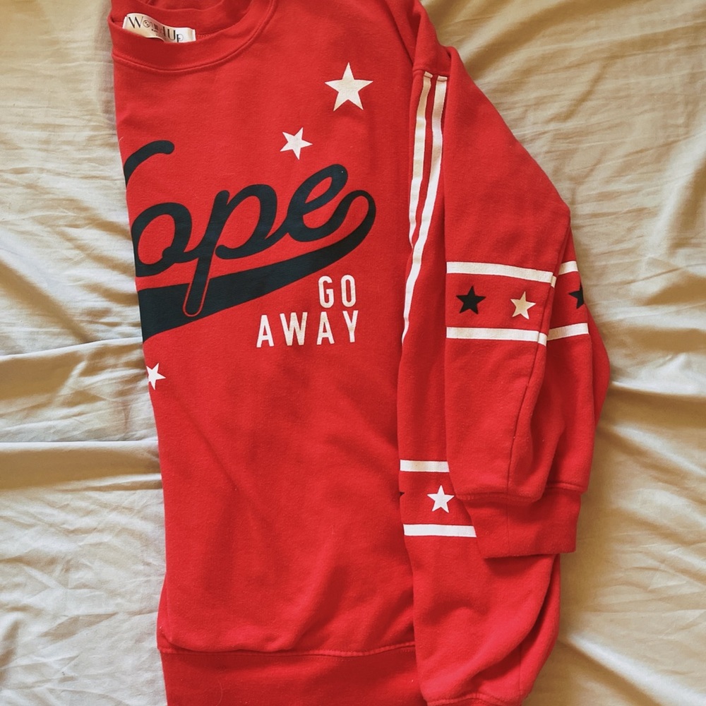 Size Large Nope Go Away Hoodie